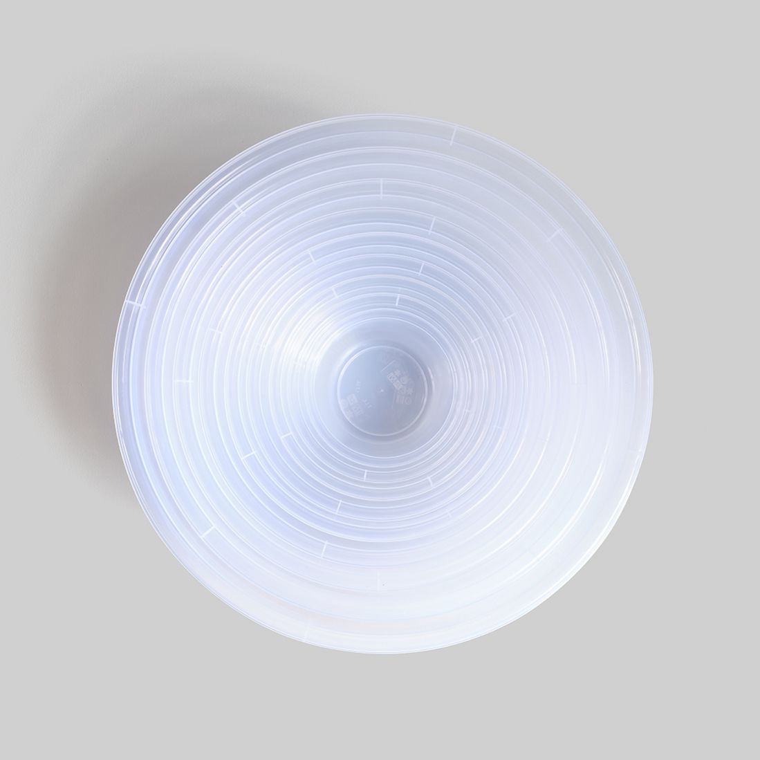 2,7 L Transparent Round Basin