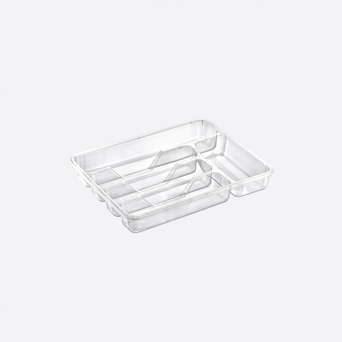 Transparent Cutlery Tray