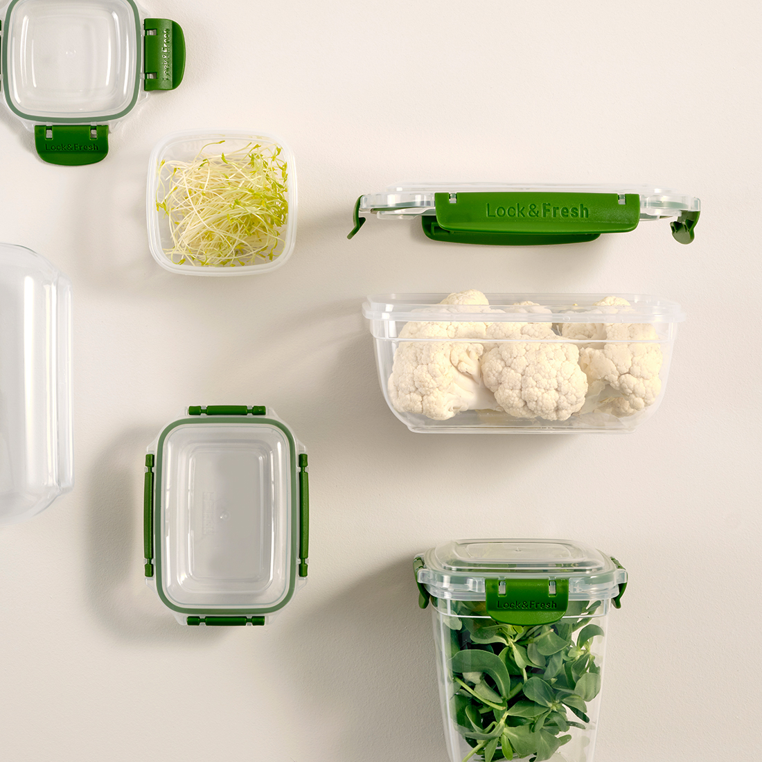 3 Pcs Master Rectangular Set (800-1400-2300 ml)