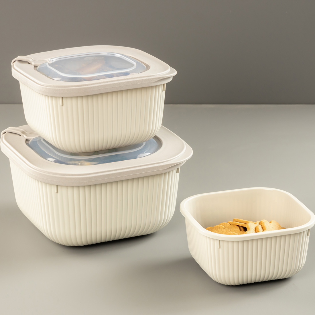 3 Pcs MicroLine Set ( 600-1100-1800 ml )