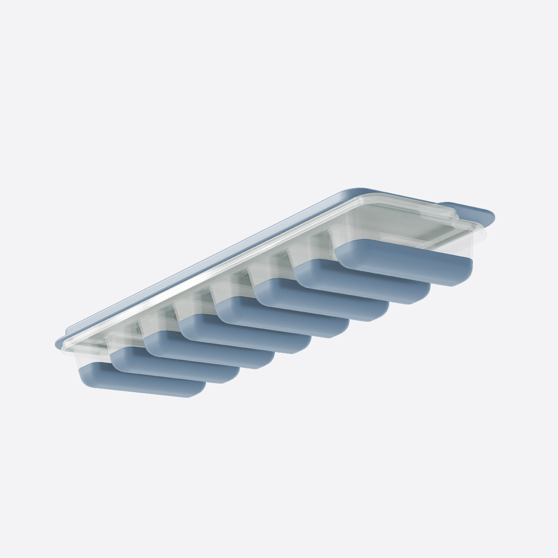 Silicone Stick Bottle Ice Cube Tray with Lid