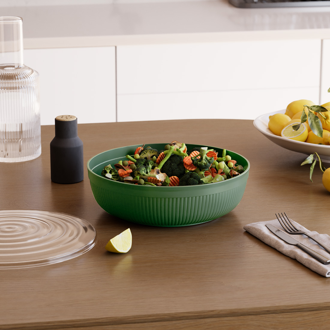 3000 ml Line Chef Bowl with Lid