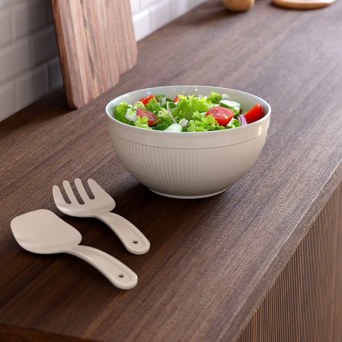 4000 ml Deep Line Chef Salad Set