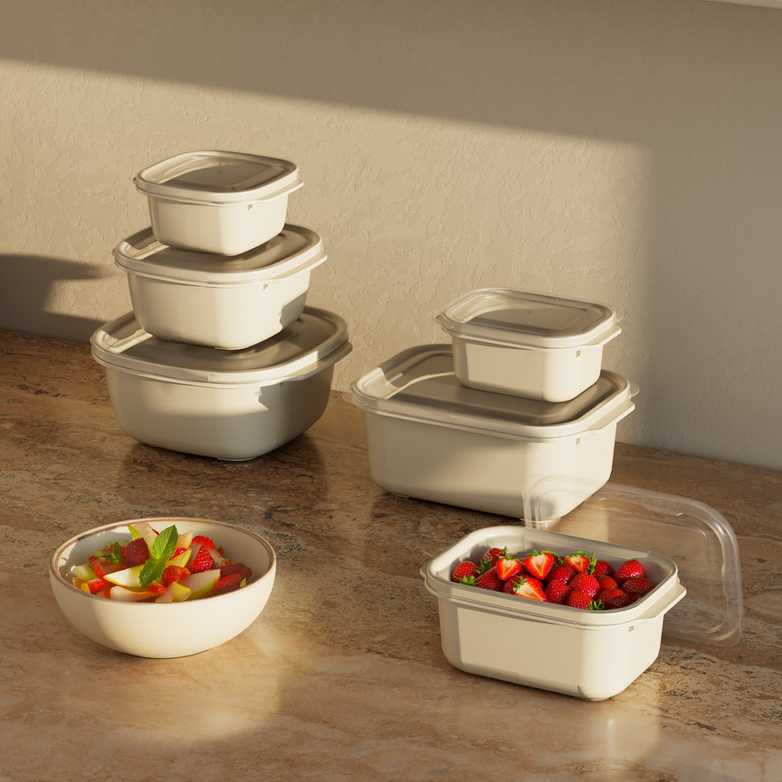 550 ml Easy Keep Square Storage Container