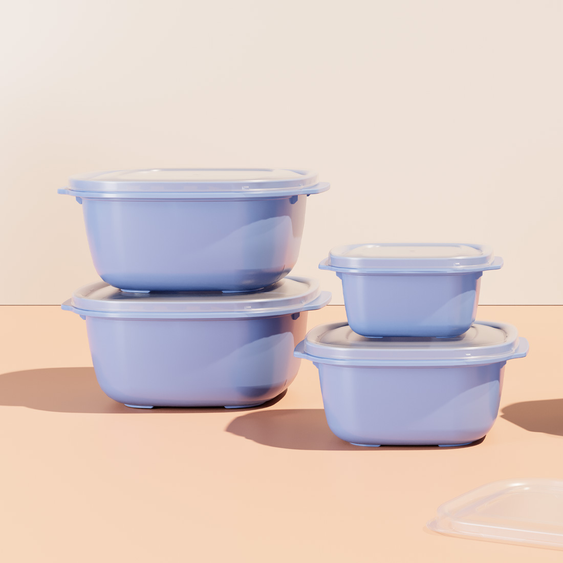 2200 ml Easy Keep Kare Saklama Kabı