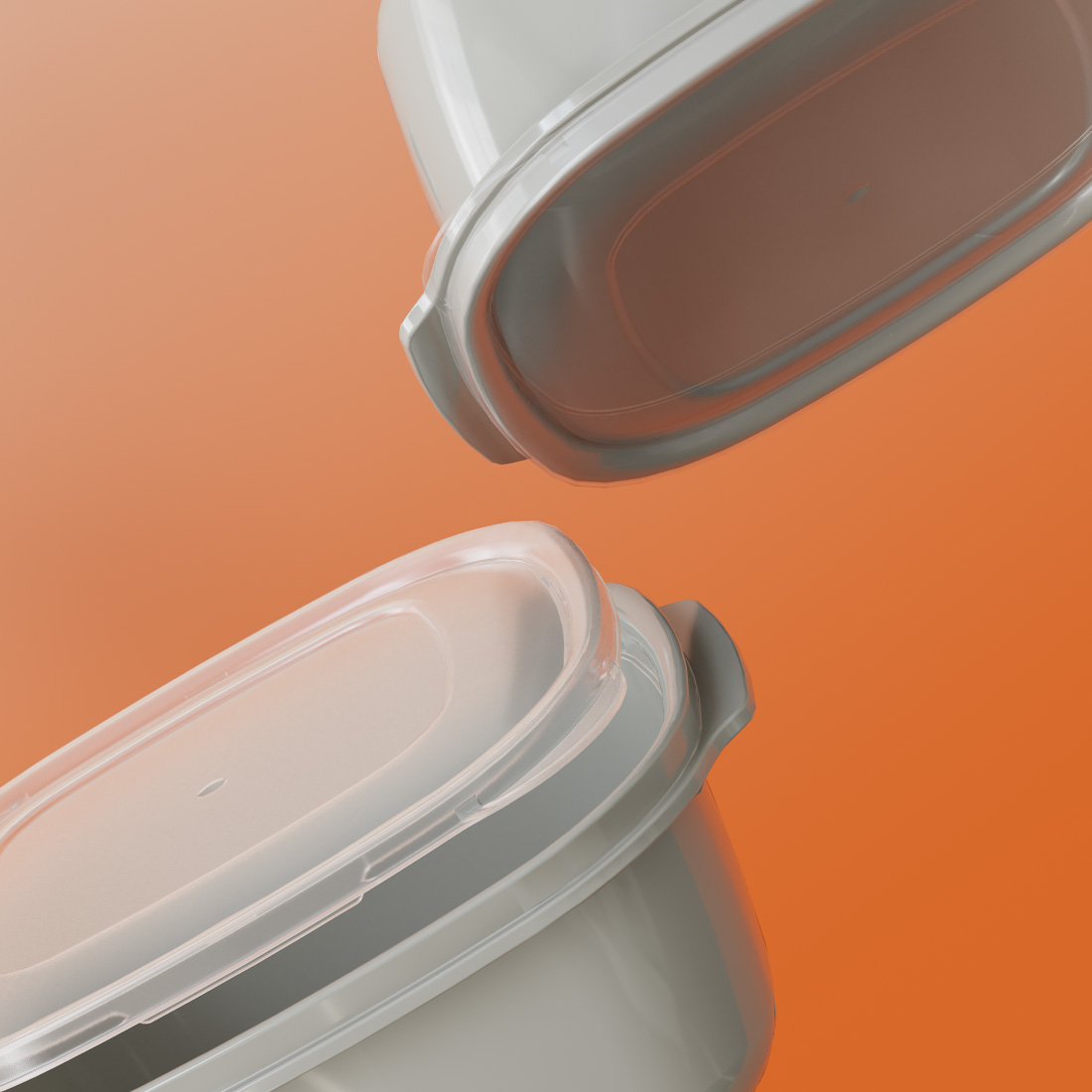 3 Parça Easy Keep Kare Set (550 x 1100 x 2200 ml)