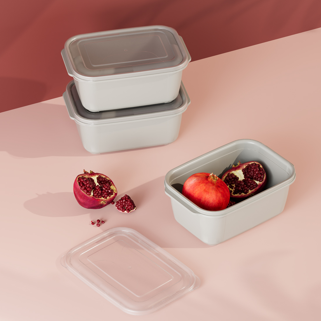 3 Pcs Easy Keep Rectangular Set (3 x 3500 ml)