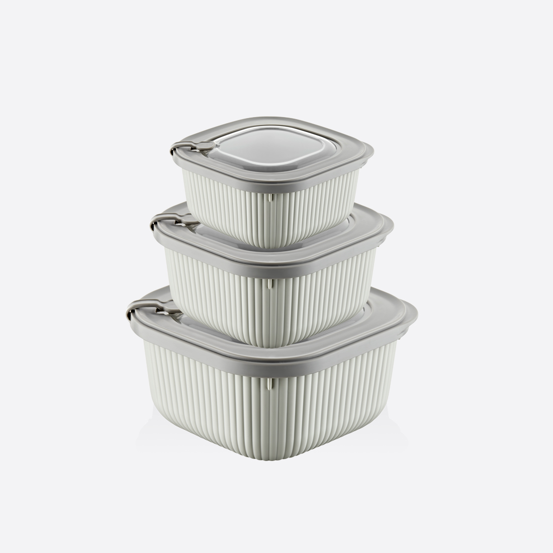 3 Pcs MicroLine Set ( 600-1100-1800 ml )