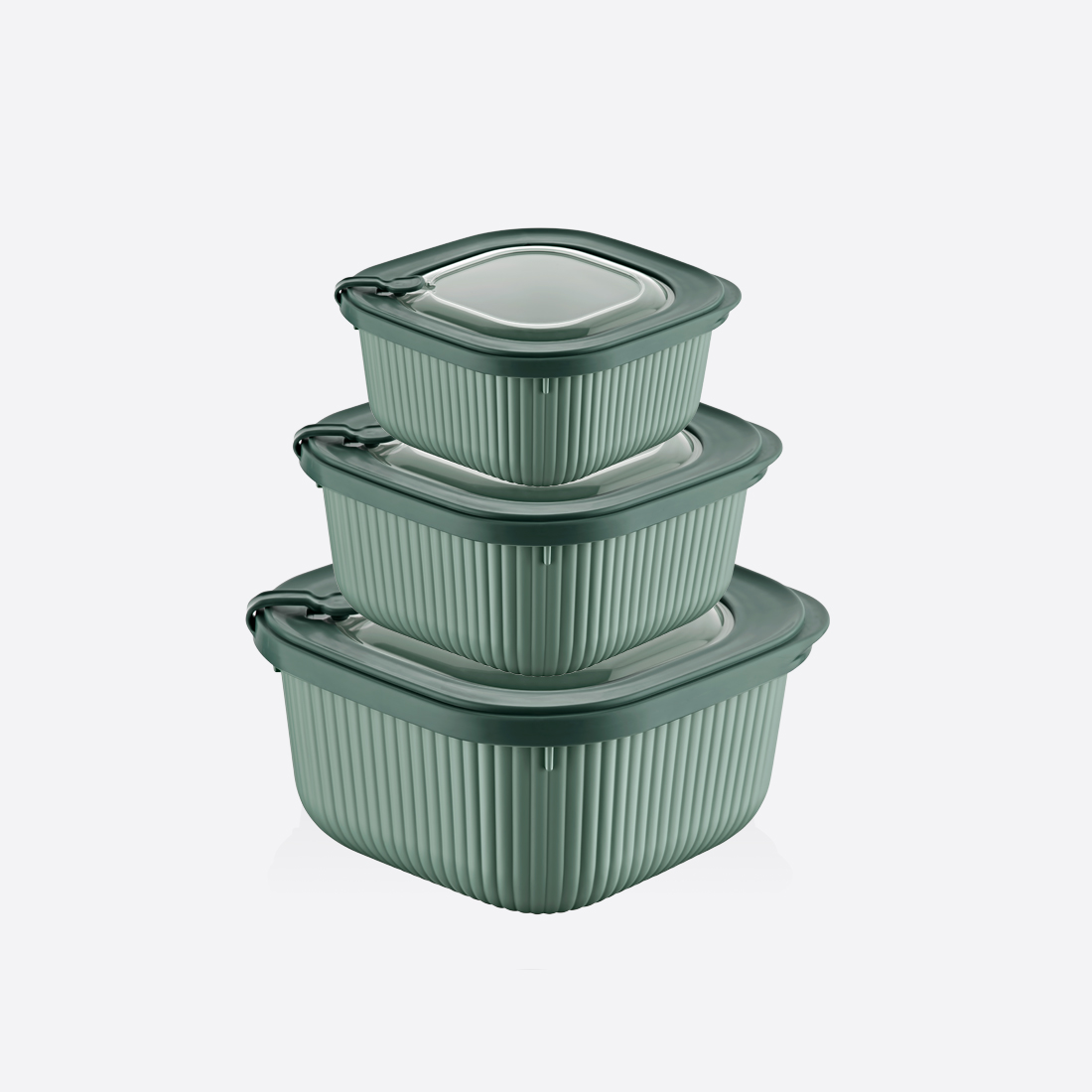 3 Pcs MicroLine Set ( 600-1100-1800 ml )