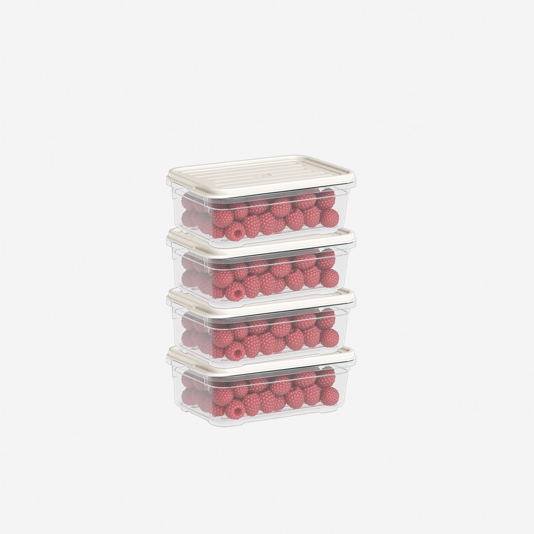 4 Pcs Smart Storage Container Set (4 x 500ml)