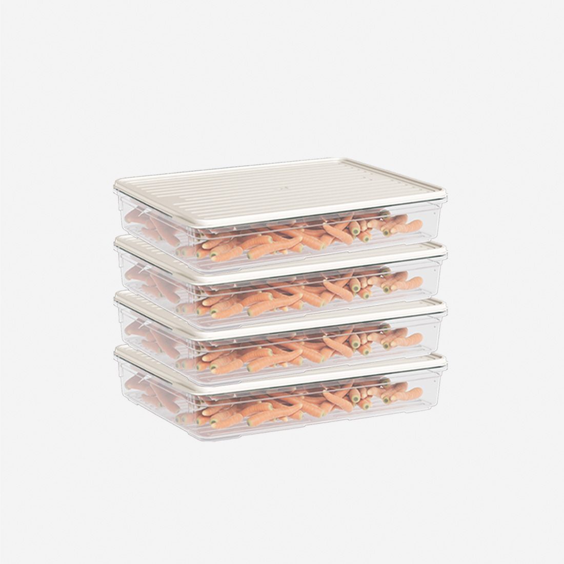 4 Parça Smart Saklama Kabı Set (4 x 2200 ml)