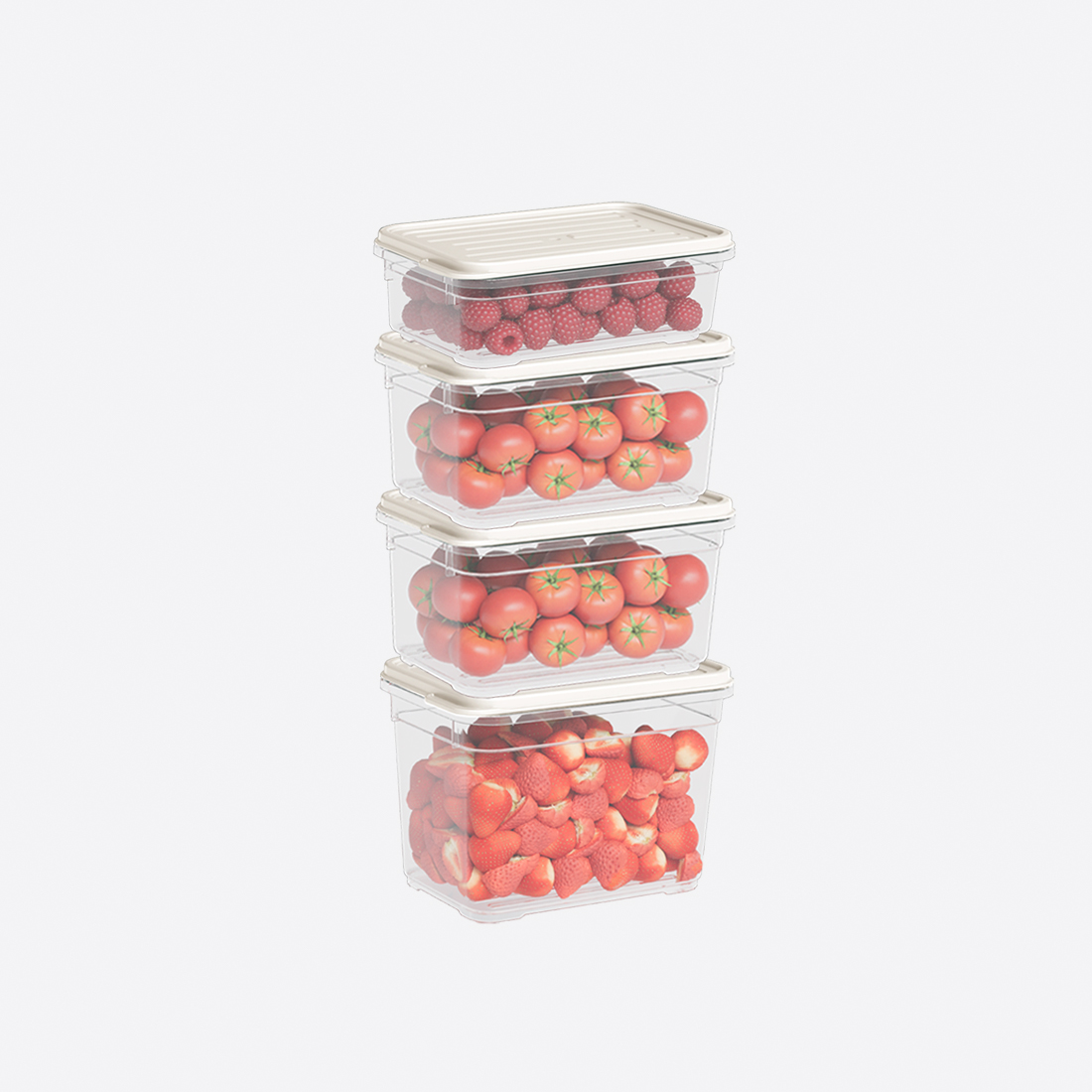 4 Parça Smart Modüler Set ( 500 ml, 2x700 ml, 950 ml )