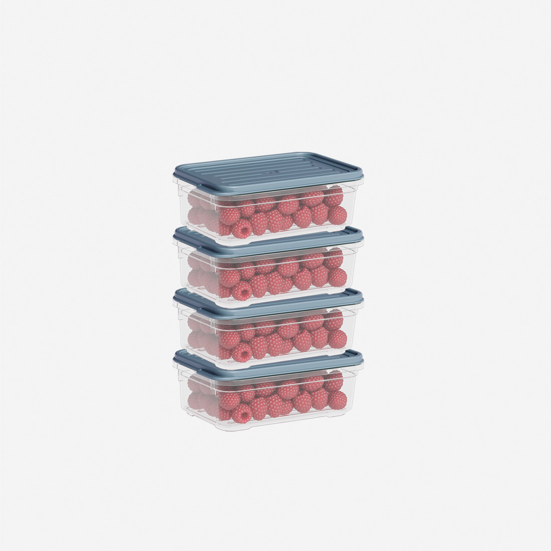 4 Parça Smart Saklama Kabı Set (4 x 500 ml)