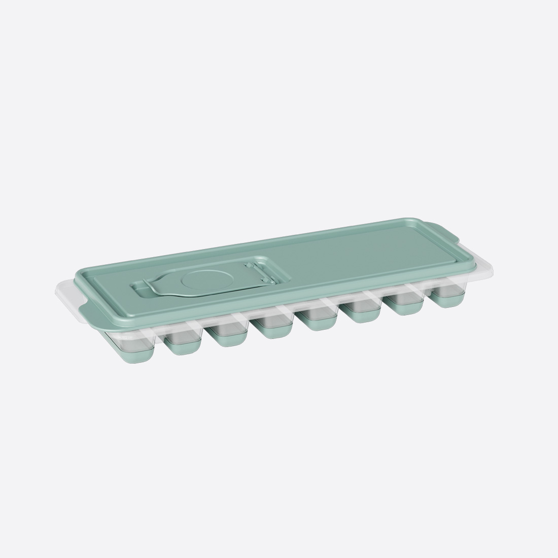 Silicone Stick Bottle Ice Cube Tray with Lid