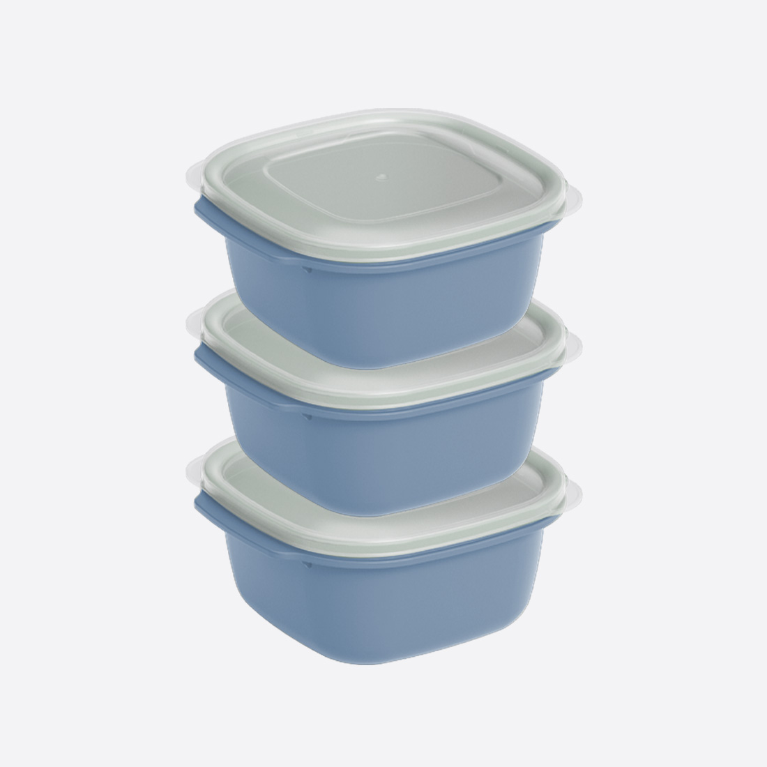 3 Parça Easy Keep Kare Set (3 x 2200 ml)