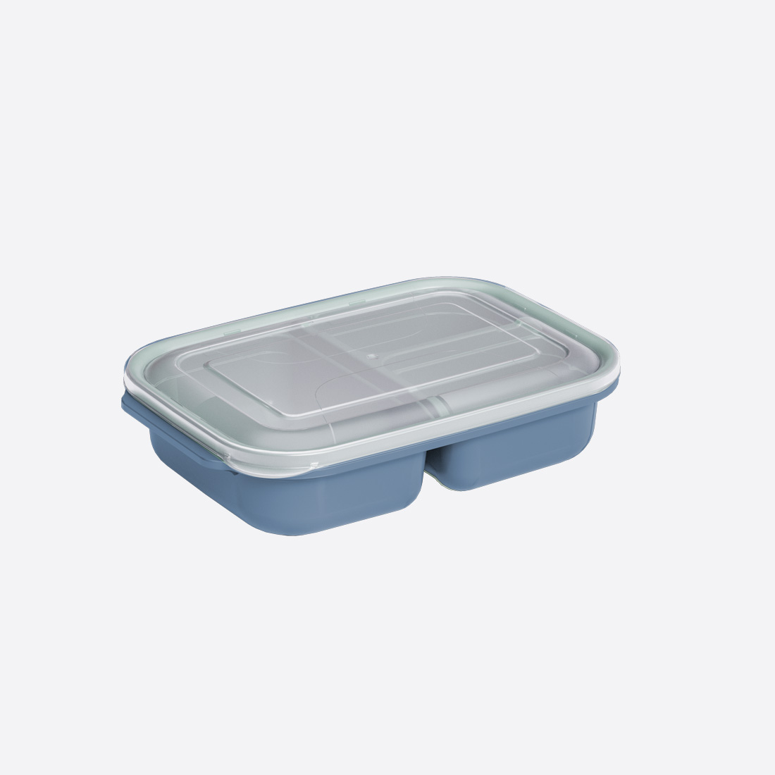 1700 ml Container Three Sections Easy Keep Storage 