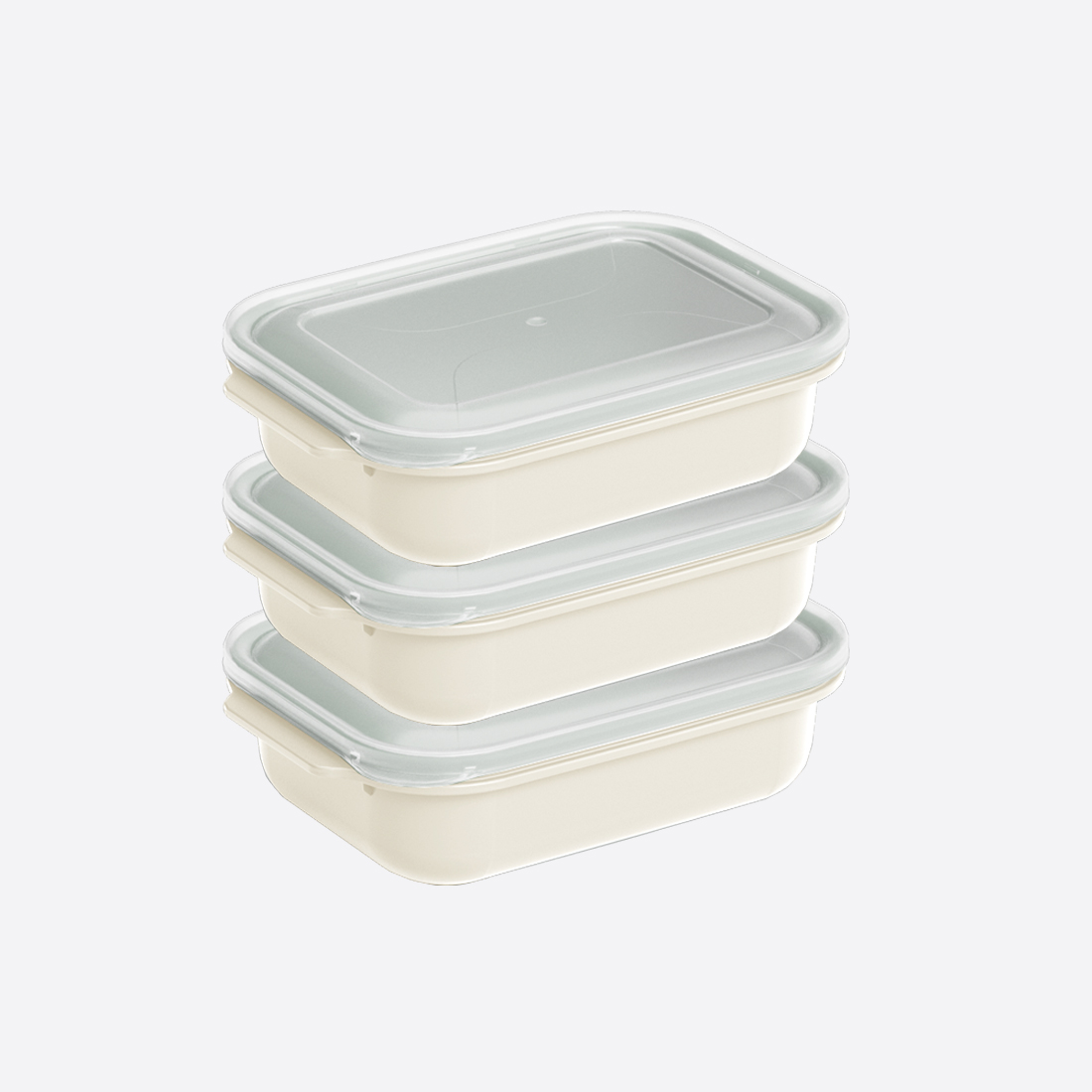 3 Pcs Easy Keep Rectangular Set (3 x 2500 ml)