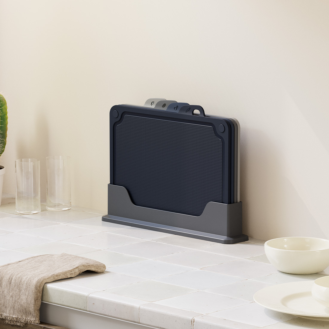 4 lü Kesim Panosu Set (Stantlı)