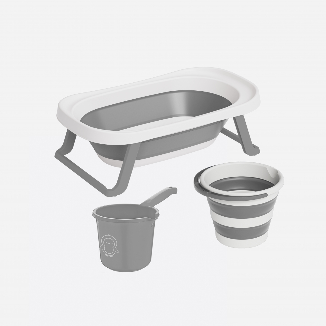3'lü Katlanır Baby Set